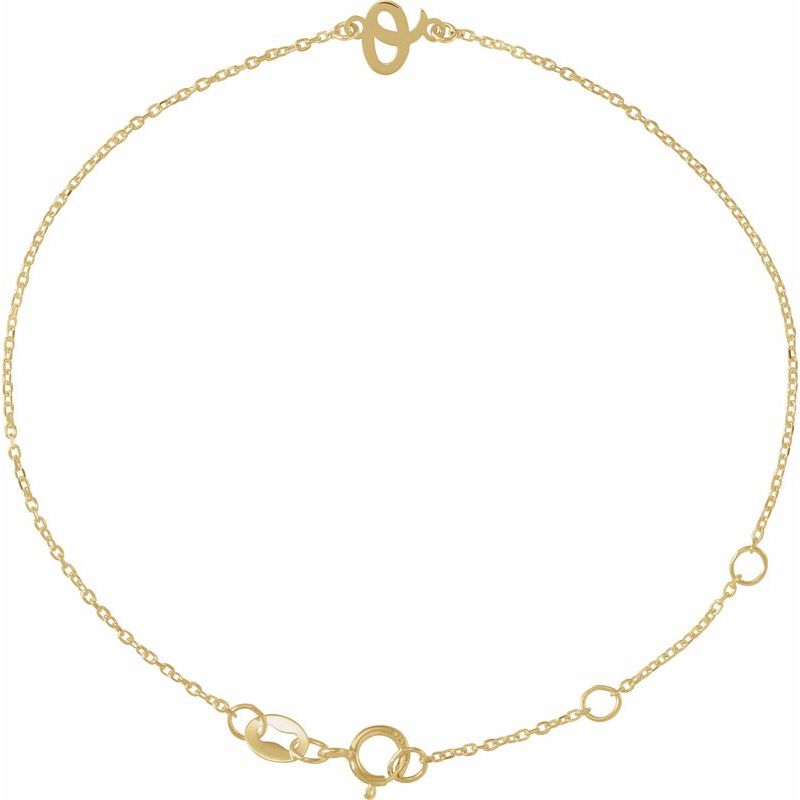 Script Initial Bracelet