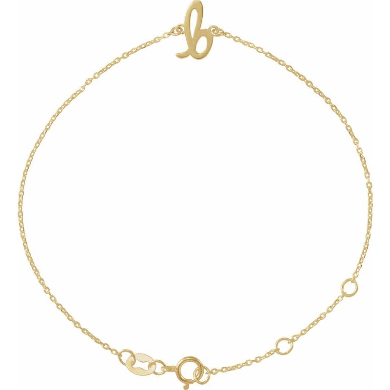 Script Initial Bracelet