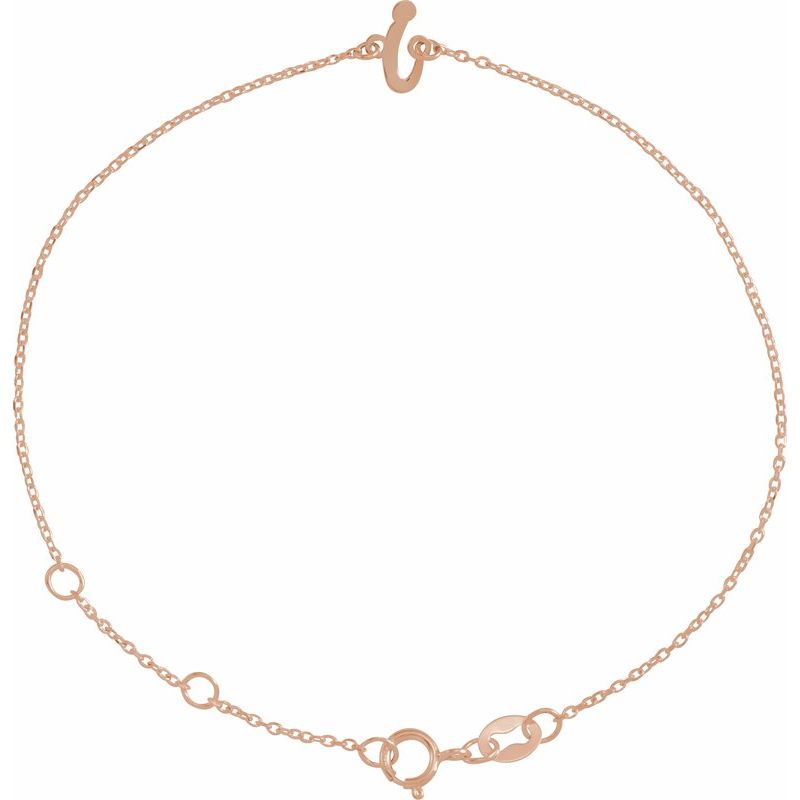 Script Initial Bracelet
