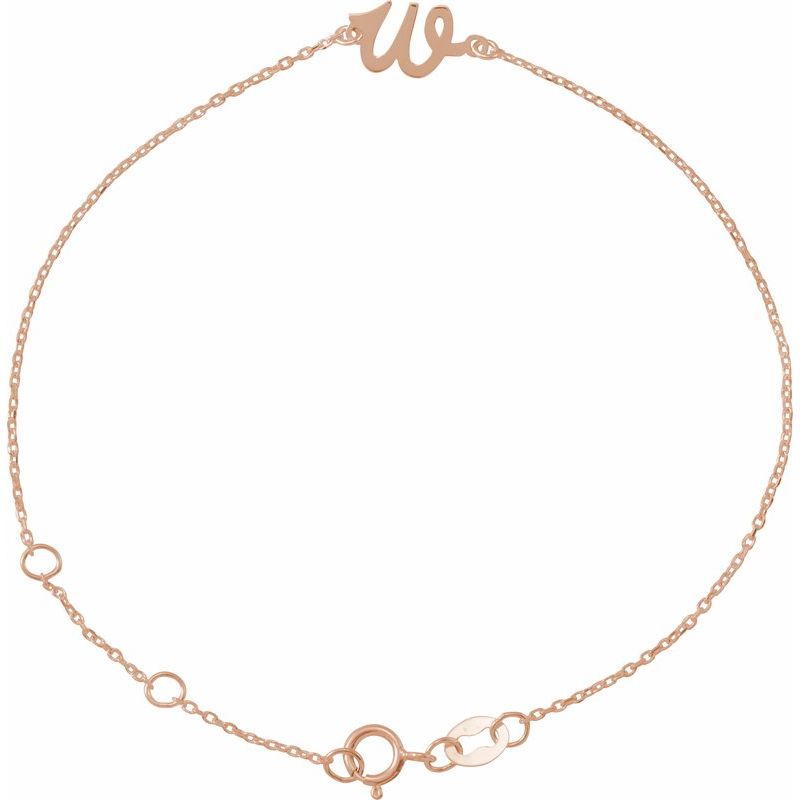 Script Initial Bracelet