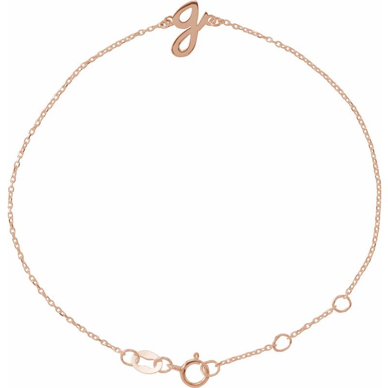 Script Initial Bracelet