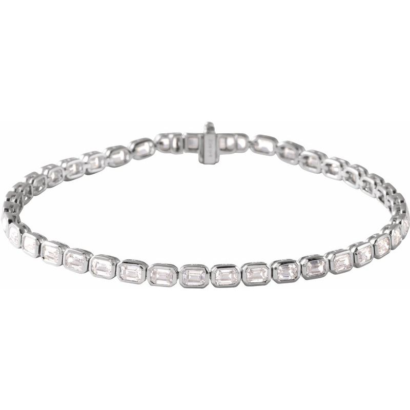 6 ctw Lab-Grown Diamond Line 7″ Bracelet