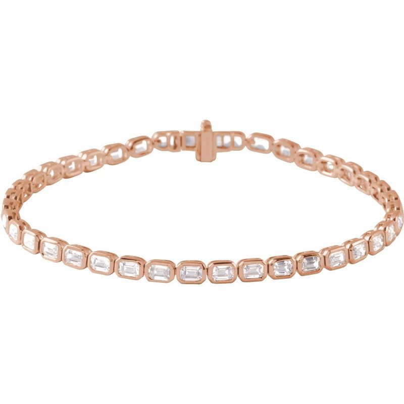 6 ctw Lab-Grown Diamond Line 7″ Bracelet