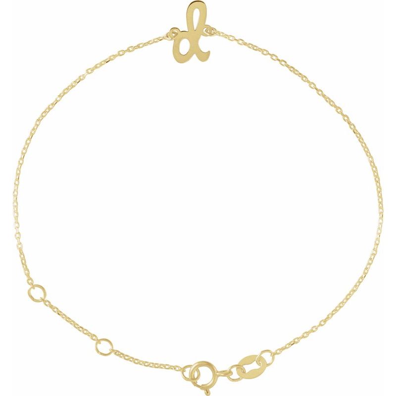Script Initial Bracelet