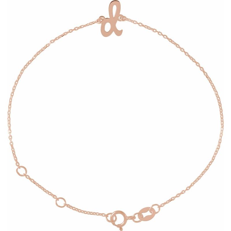 Script Initial Bracelet
