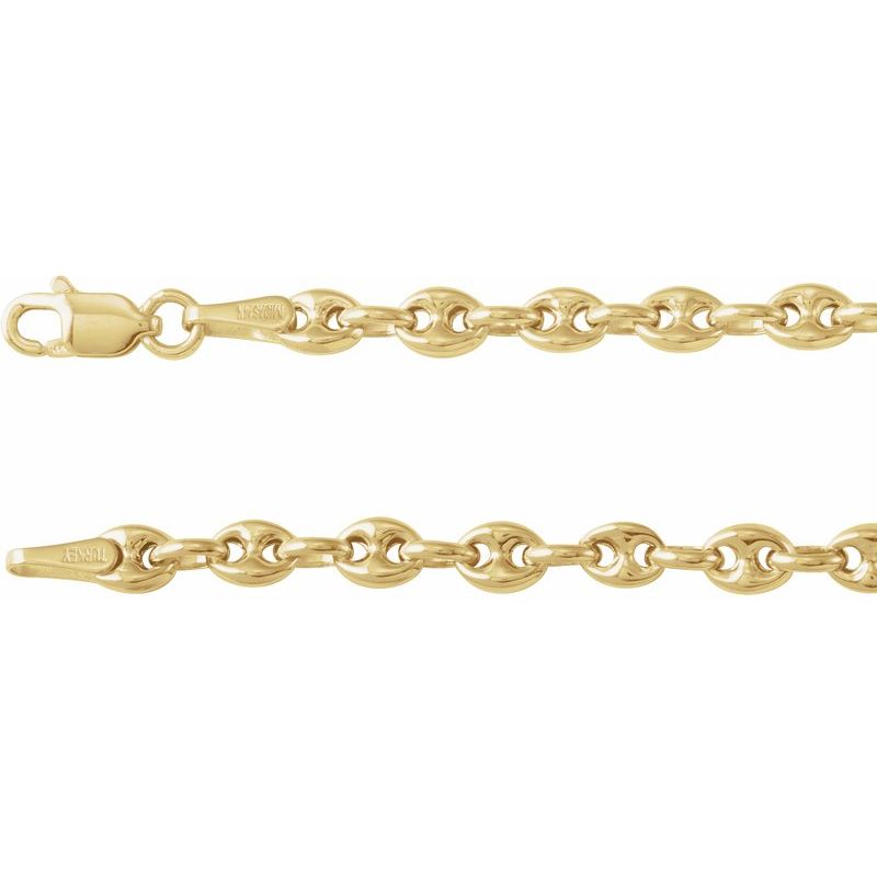3.8 mm Hollow Puffed Anchor Chain
