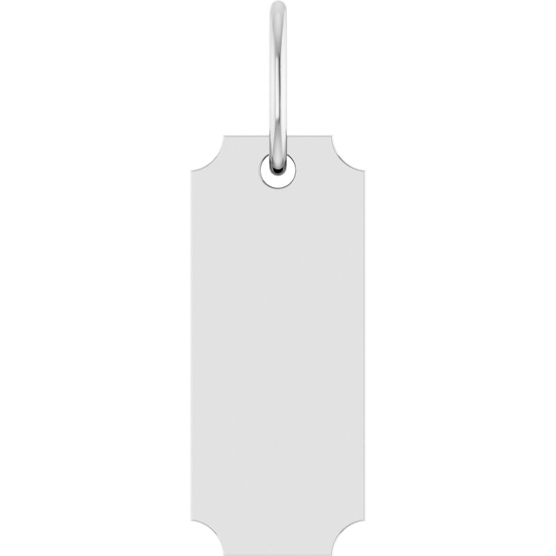 Engravable Dog Tag Necklace or Pendant No. 2