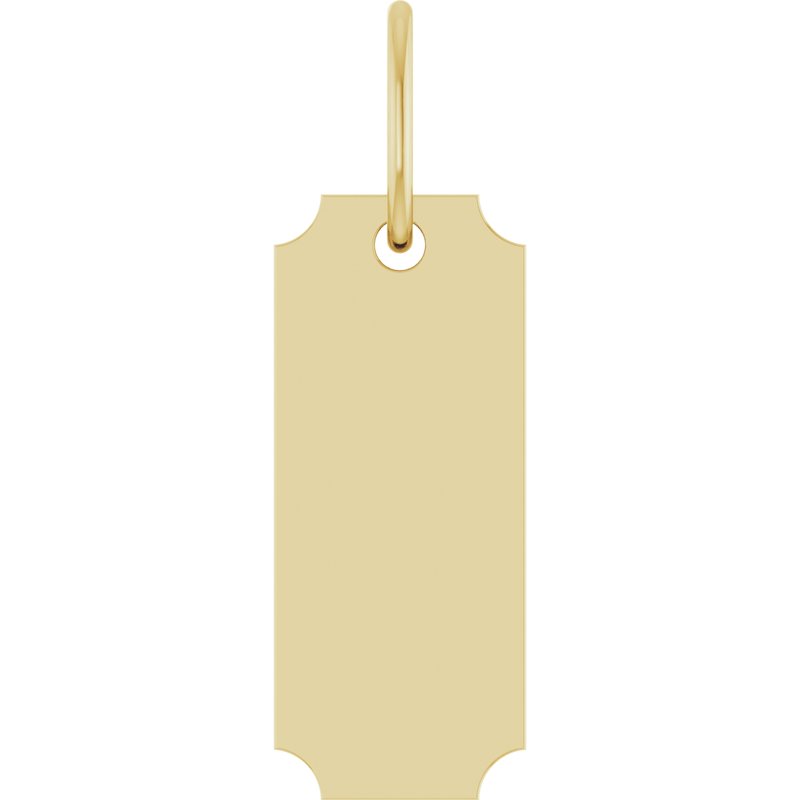 Engravable Dog Tag Necklace or Pendant No. 2