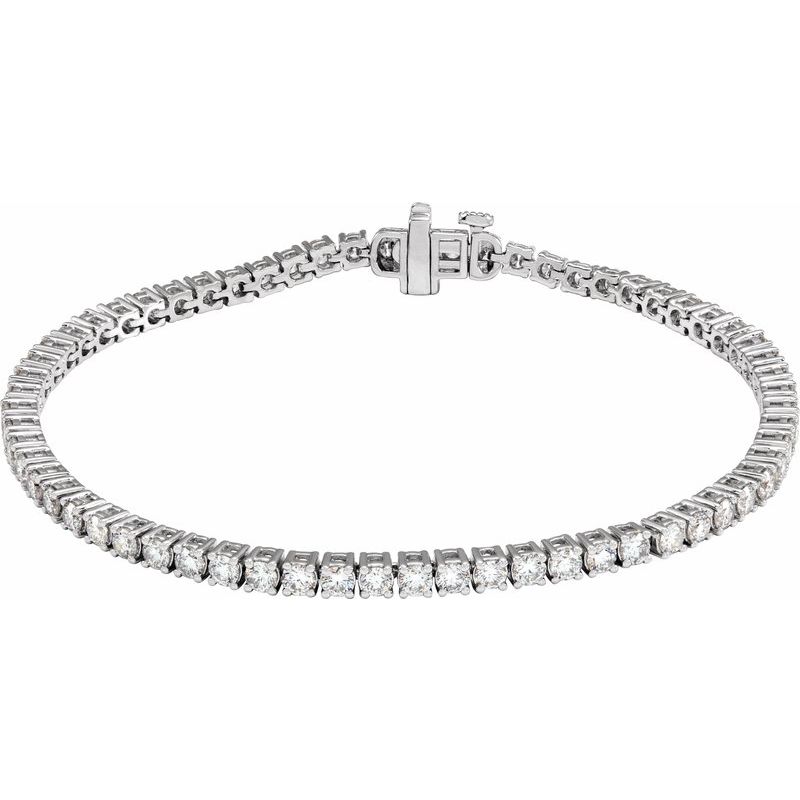 Lab-Grown Diamond Line 7″ Bracelet