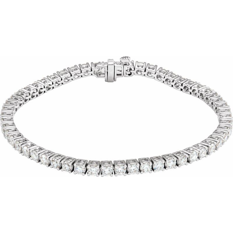 Lab-Grown Diamond Line 7″ Bracelet