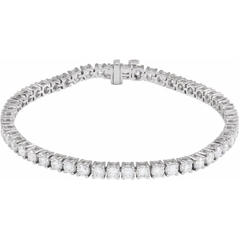 Lab-Grown Diamond Line 7″ Bracelet
