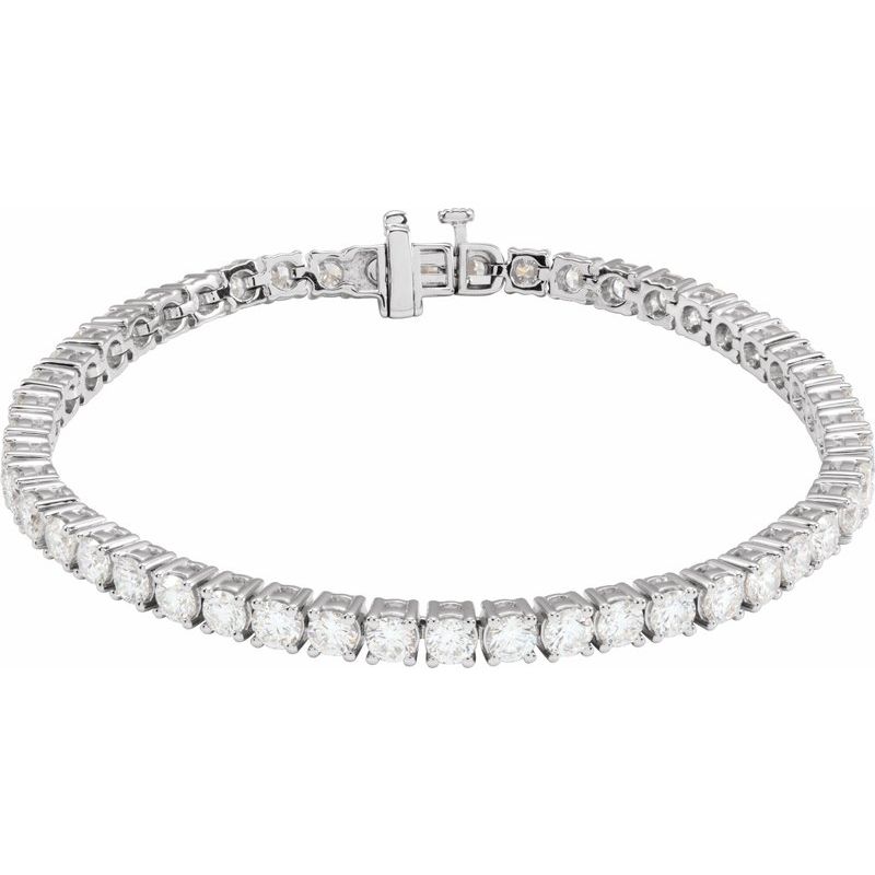 Lab-Grown Diamond Line 7″ Bracelet