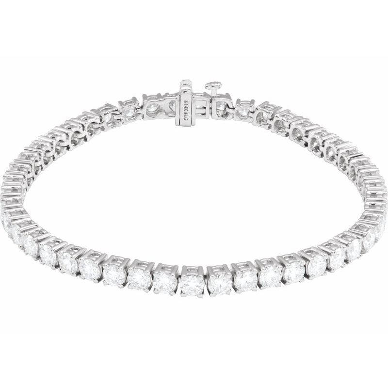Lab-Grown Diamond Line 7″ Bracelet