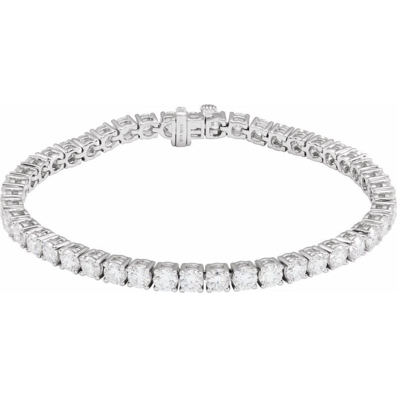 Lab-Grown Diamond Line 7″ Bracelet