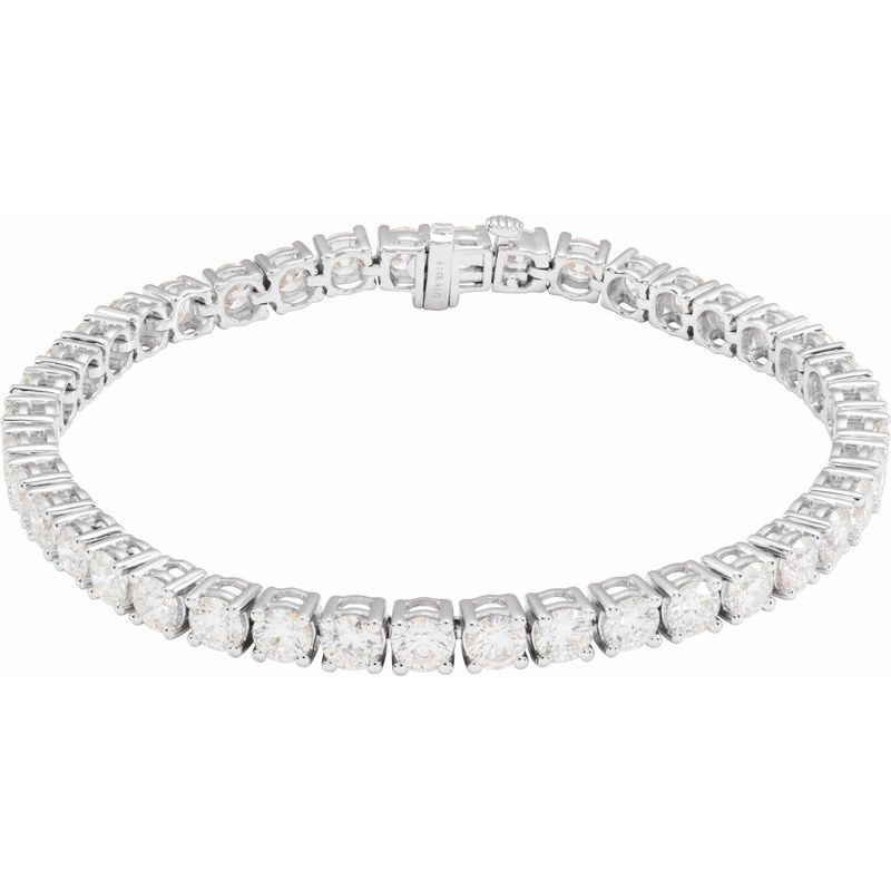 Lab-Grown Diamond Line 7″ Bracelet