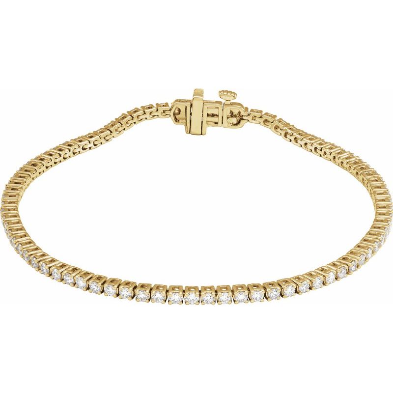 Lab-Grown Diamond Line 7" Bracelet
