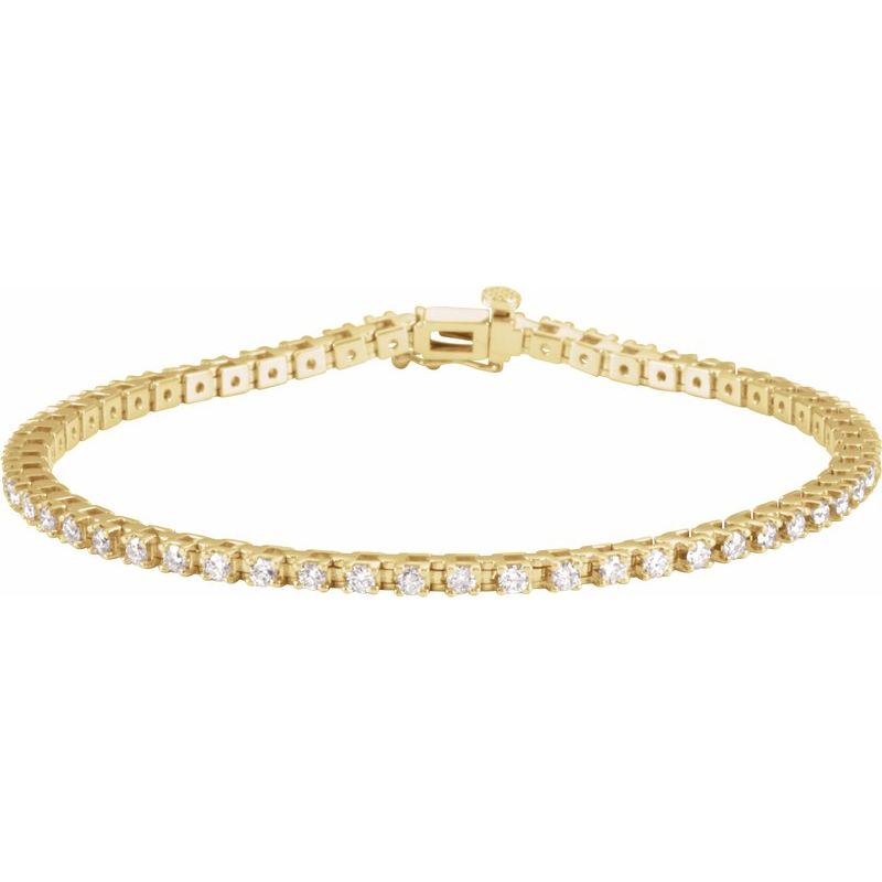2 1/4 ctw Diamond Line 7 1/4" Bracelet