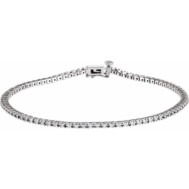 7/8 ctw Diamond Line 7 1/4″ Bracelet