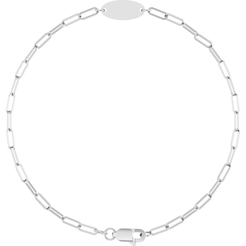 Engravable Oval Bracelet