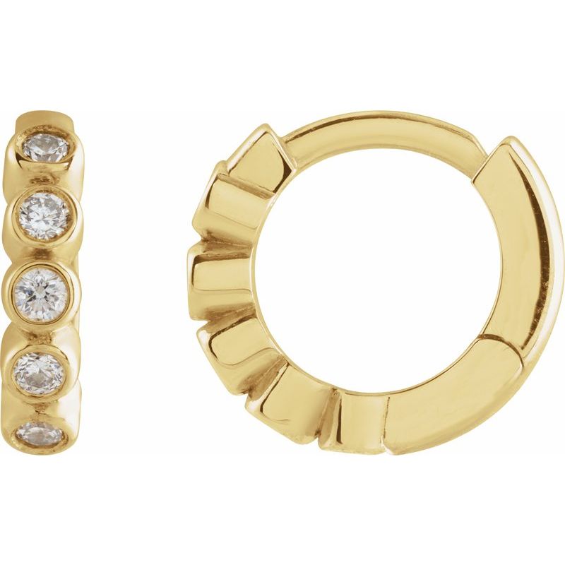 Hinged Hoop Earrings No. 8