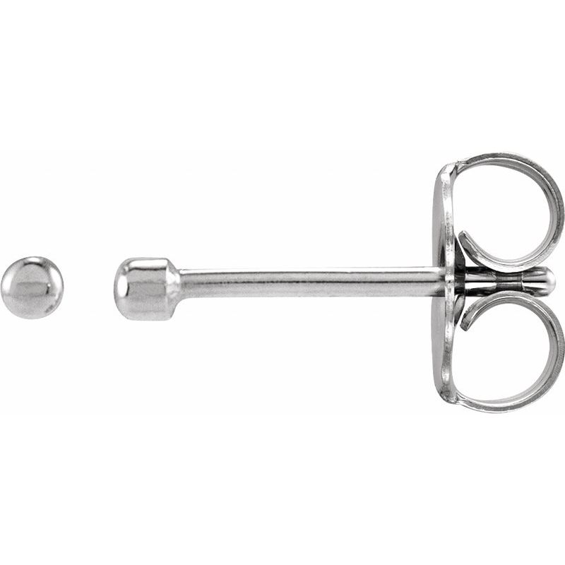 Tiny Bead Earrings — 1 Stud