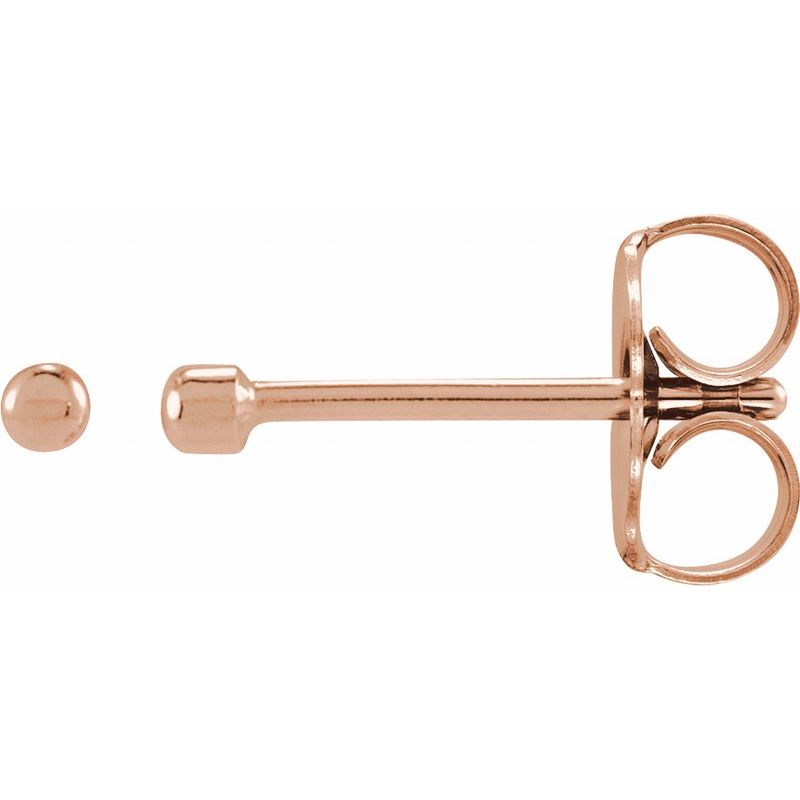 Tiny Bead Earrings — 1 Stud