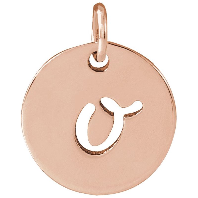 Script Initial Necklace or Pendant