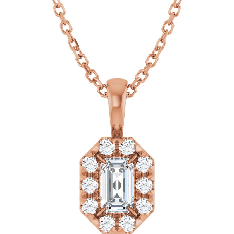 Halo-Style Necklace or Pendant — Natural