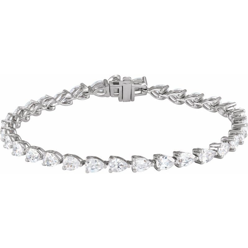 6 1/2 ctw Lab-Grown Diamond Line 7″ Bracelet