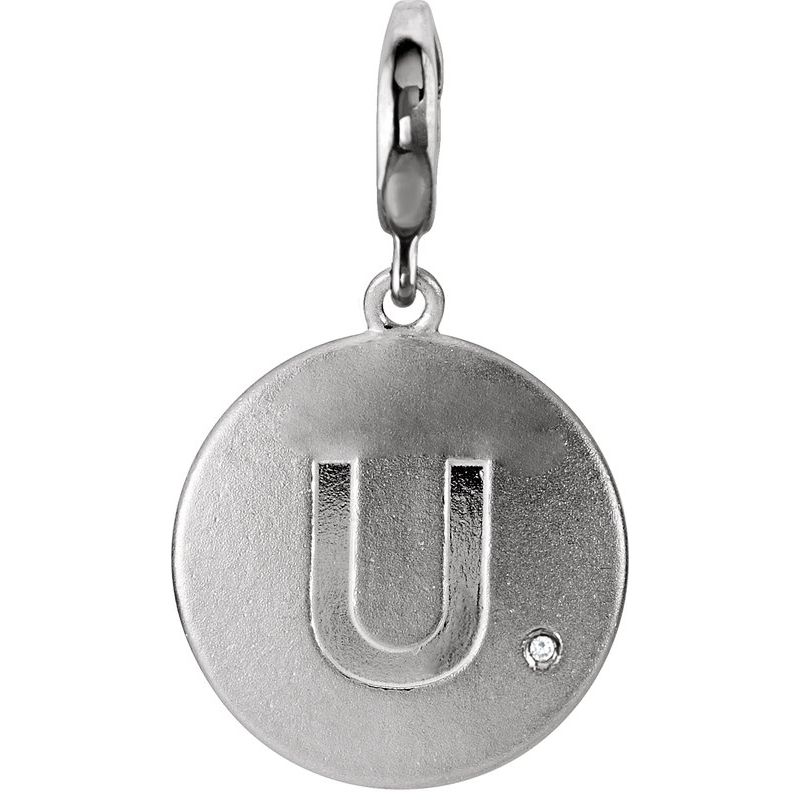 Accented Initial Charm/Pendant