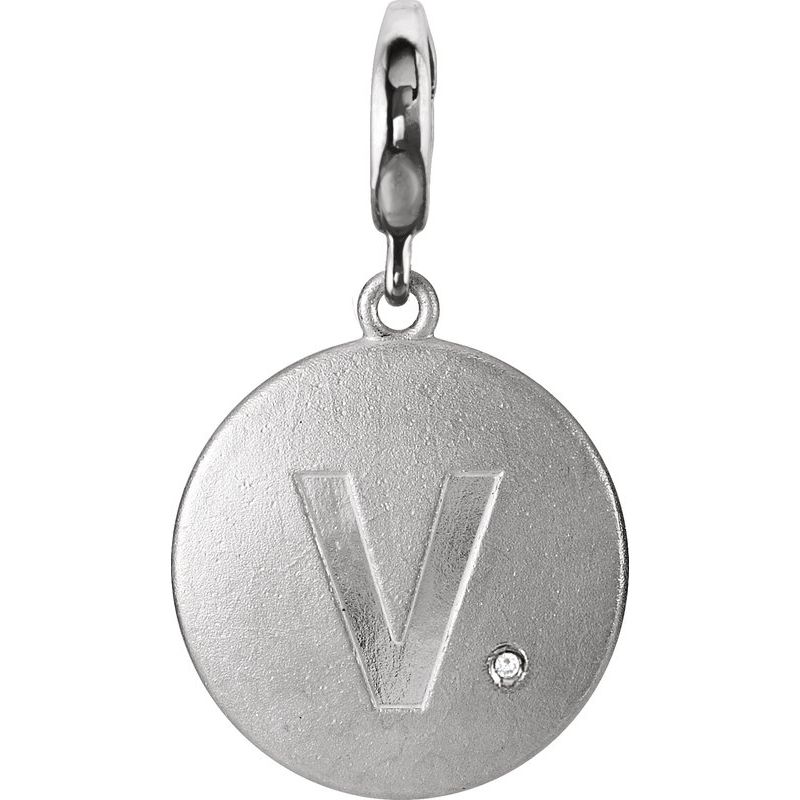 Accented Initial Charm/Pendant