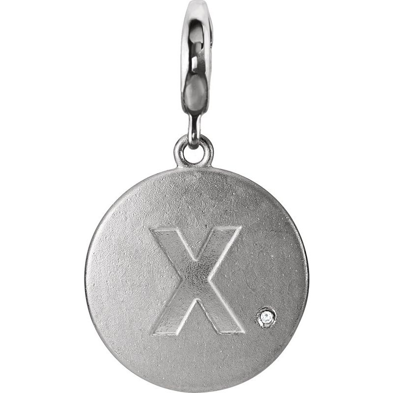 Accented Initial Charm/Pendant