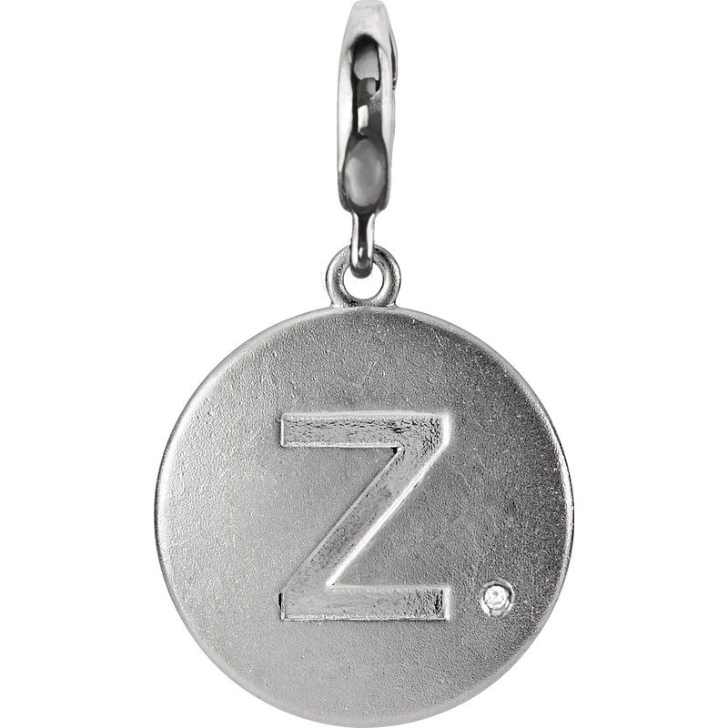 Accented Initial Charm/Pendant