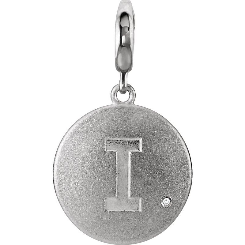 Accented Initial Charm/Pendant