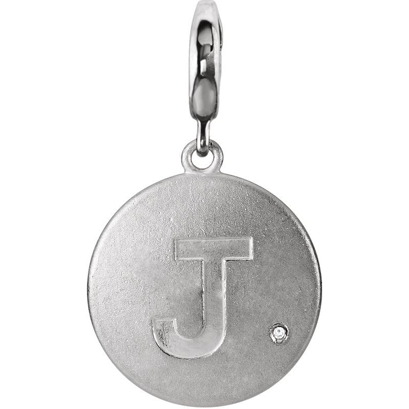 Accented Initial Charm/Pendant