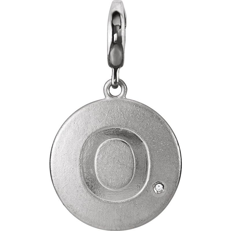 Accented Initial Charm/Pendant