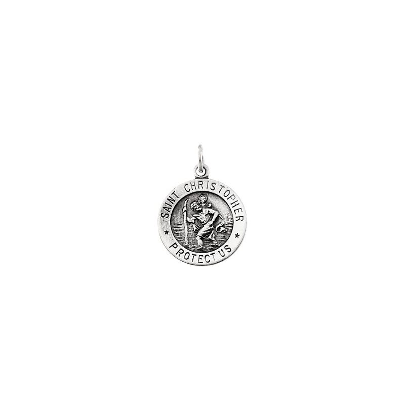 St. Christopher Medal Necklace or Pendant No. 2
