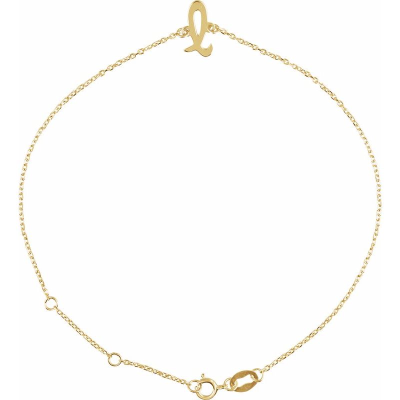 Script Initial Bracelet