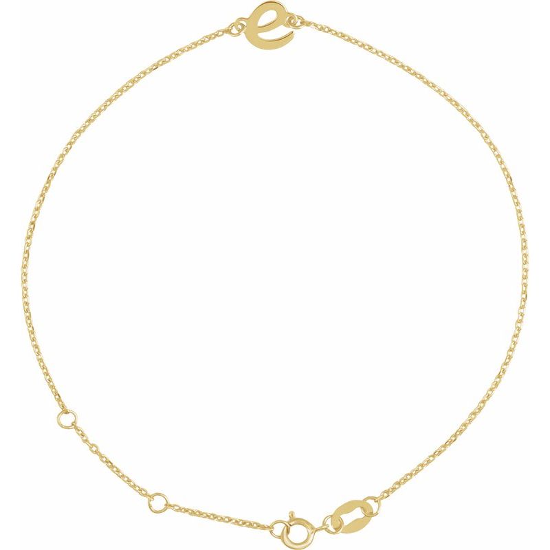 Script Initial Bracelet