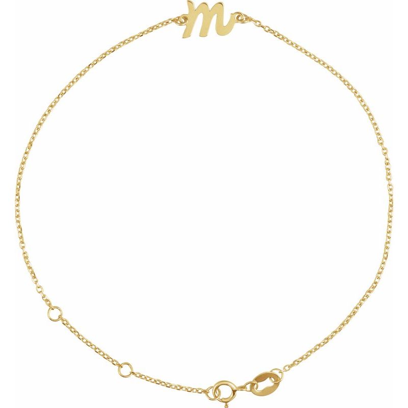 Script Initial Bracelet