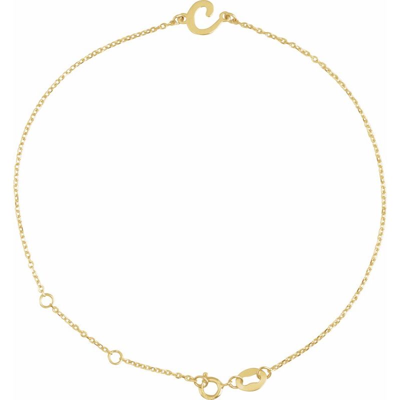Script Initial Bracelet
