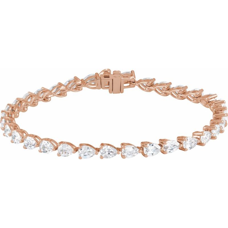 6 1/2 ctw Lab-Grown Diamond Line 7″ Bracelet
