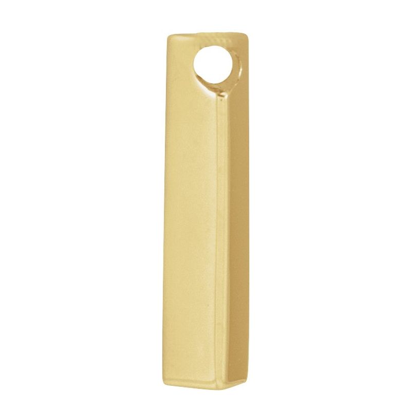 Engravable Bar Necklace or Pendant — Three-Sided