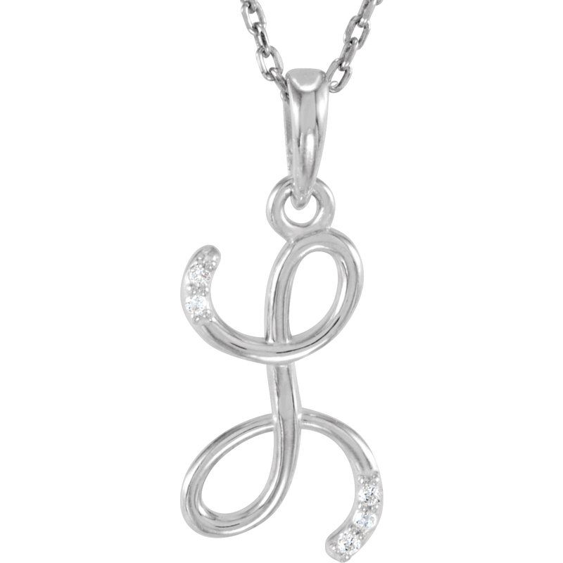 Initial Necklace or Pendant