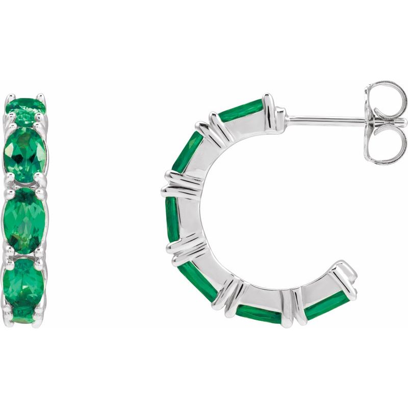 Accented Hoop Earrings No. 2