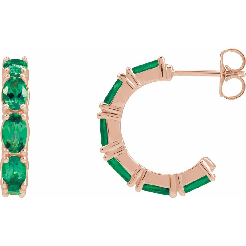 Accented Hoop Earrings No. 2