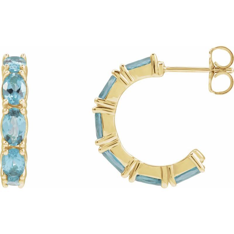 Accented Hoop Earrings No. 2