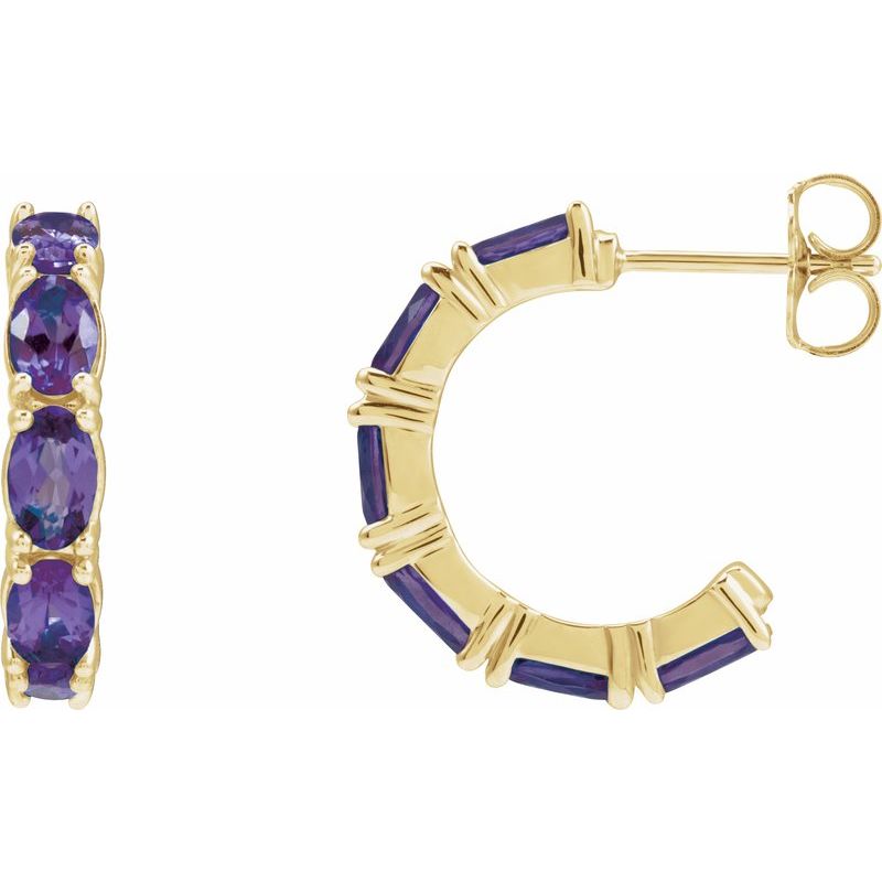 Accented Hoop Earrings No. 2