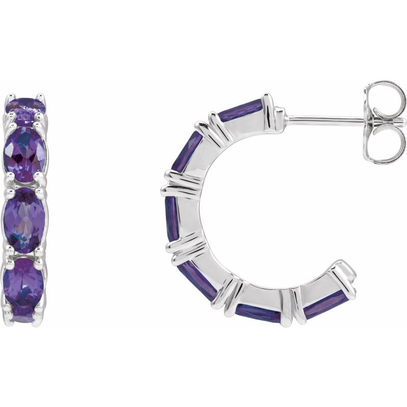 Accented Hoop Earrings No. 2