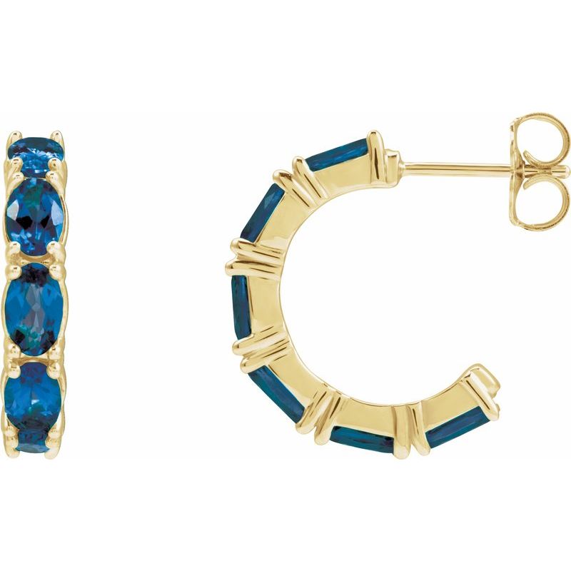 Accented Hoop Earrings No. 2